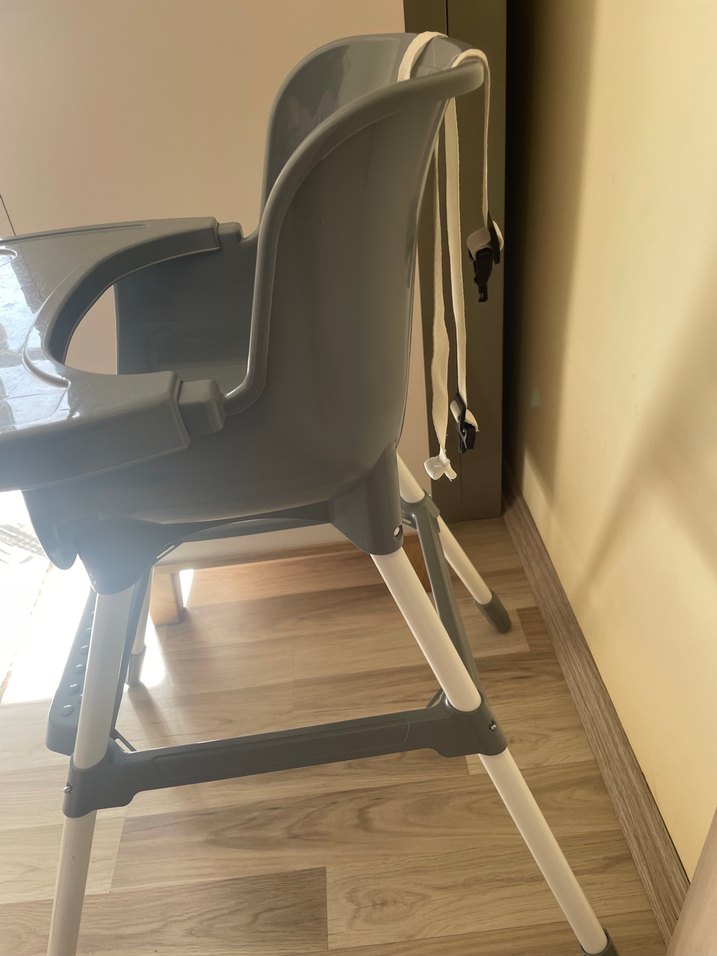 Gri Bebek Mama Sandalyesi - Görsel 2