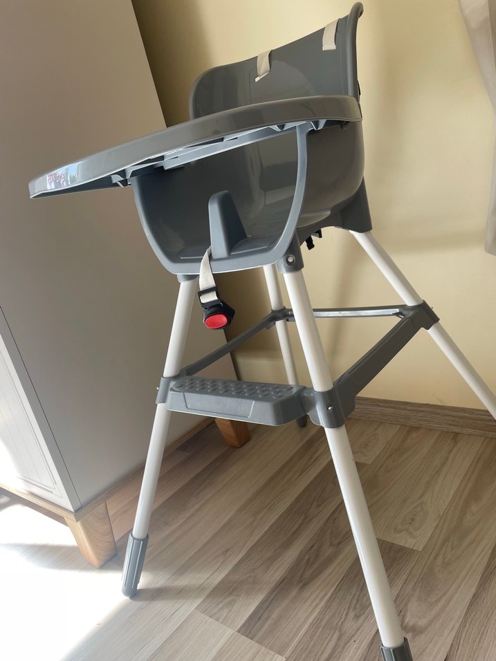 Gri Bebek Mama Sandalyesi - Görsel 4