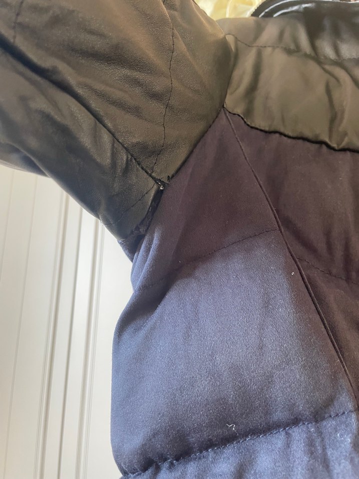 Siyah Deri erkek mont - Görsel 4