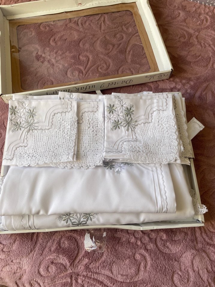 İşlemeli mutfak takımı - Görsel 2