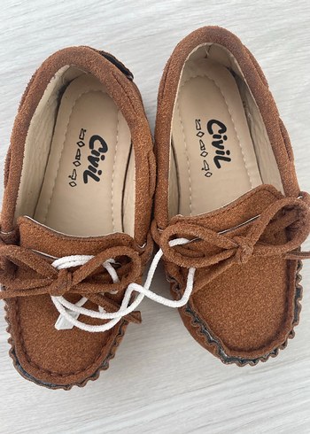 Kahverengi Süet Erkek Çocuk Özel Ayakkabı - Görsel 2