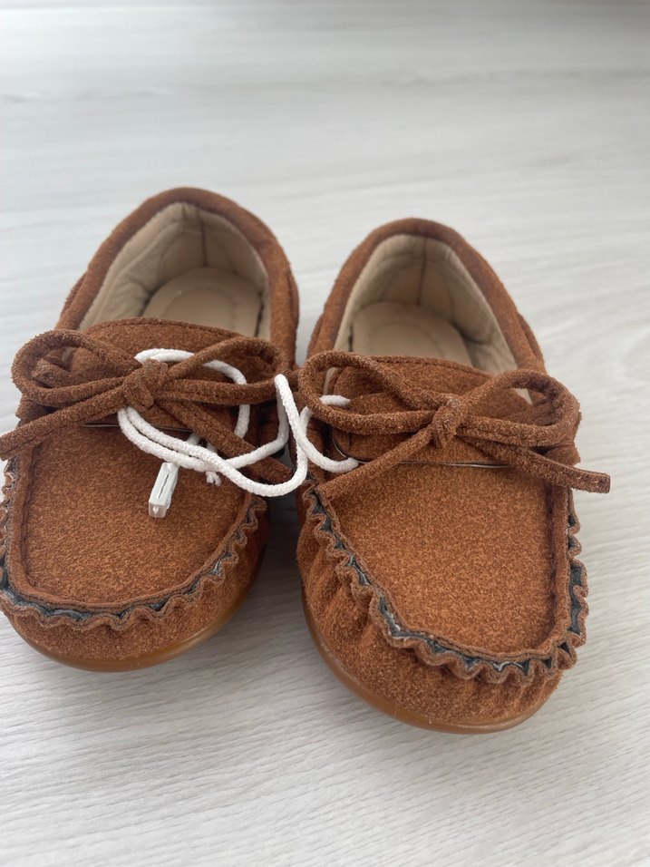 Kahverengi Süet Erkek Çocuk Özel Ayakkabı - Görsel 5
