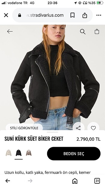Stradivarius suni kürk