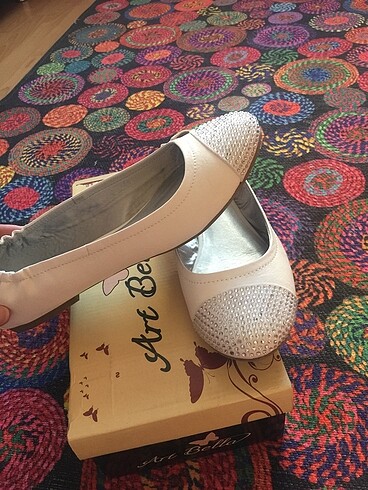 Deichmann 41 numara beyaz babet