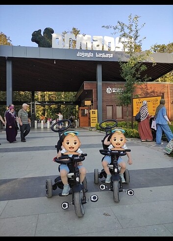 Lorelli Lorelli Prime 360° Dönebilen Üç Tekerlekli Bisiklet ? Black Siya