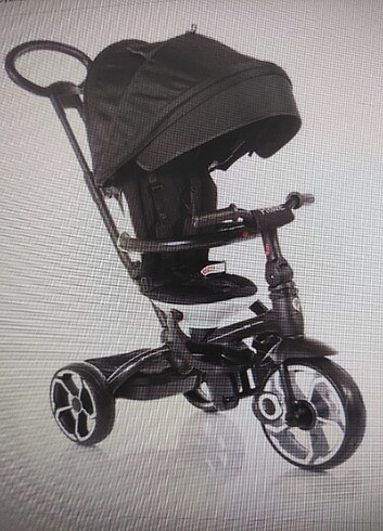 Beden siyah Renk Lorelli Prime 360° Dönebilen Üç Tekerlekli Bisiklet ? Black Siya