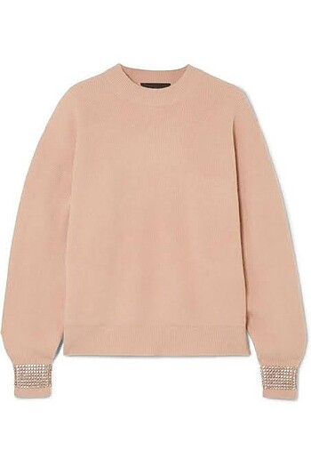 Alexander wang crystal taşlı kazak