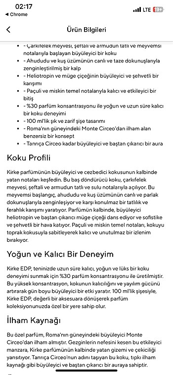 Beden Tiziana Terenzi Kirke