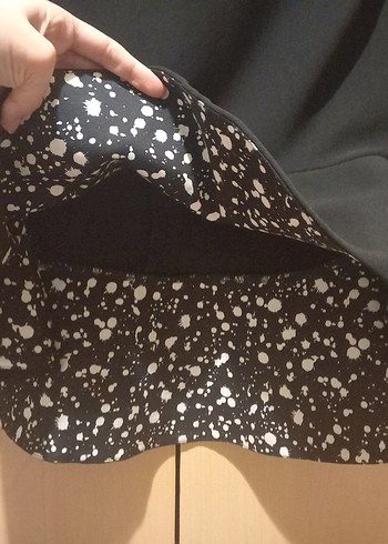 Codentry Siyah Fırfırlı Mini Etek - Görsel 2