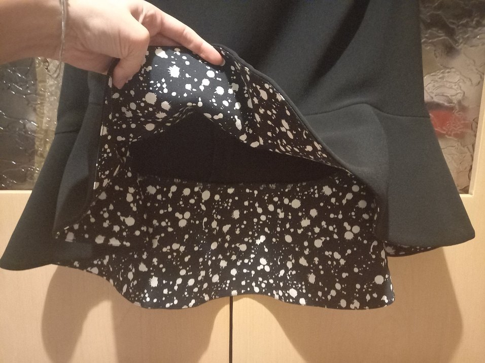 Codentry Siyah Fırfırlı Mini Etek - Görsel 2