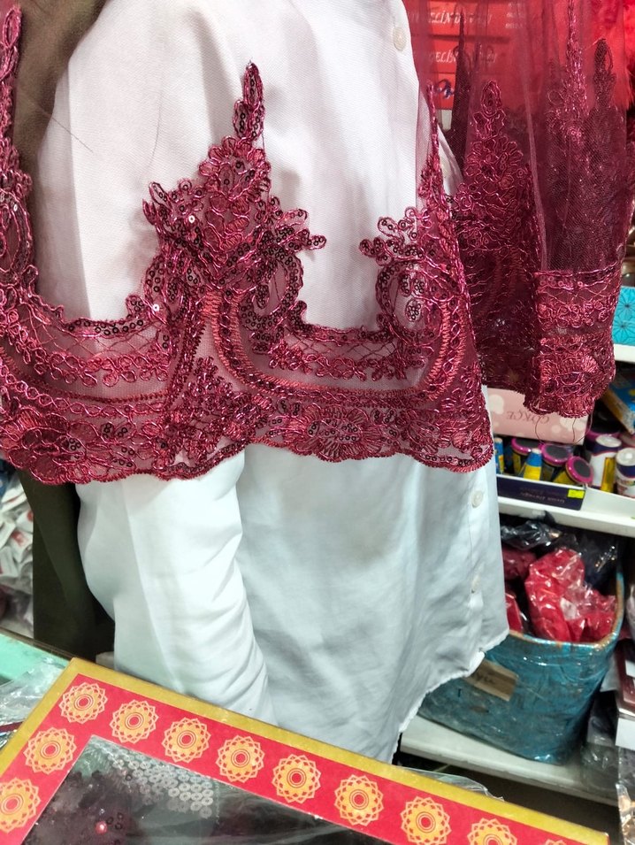 Bordo Kına Alı,Kına Tefi,Kına Tacı - Görsel 2