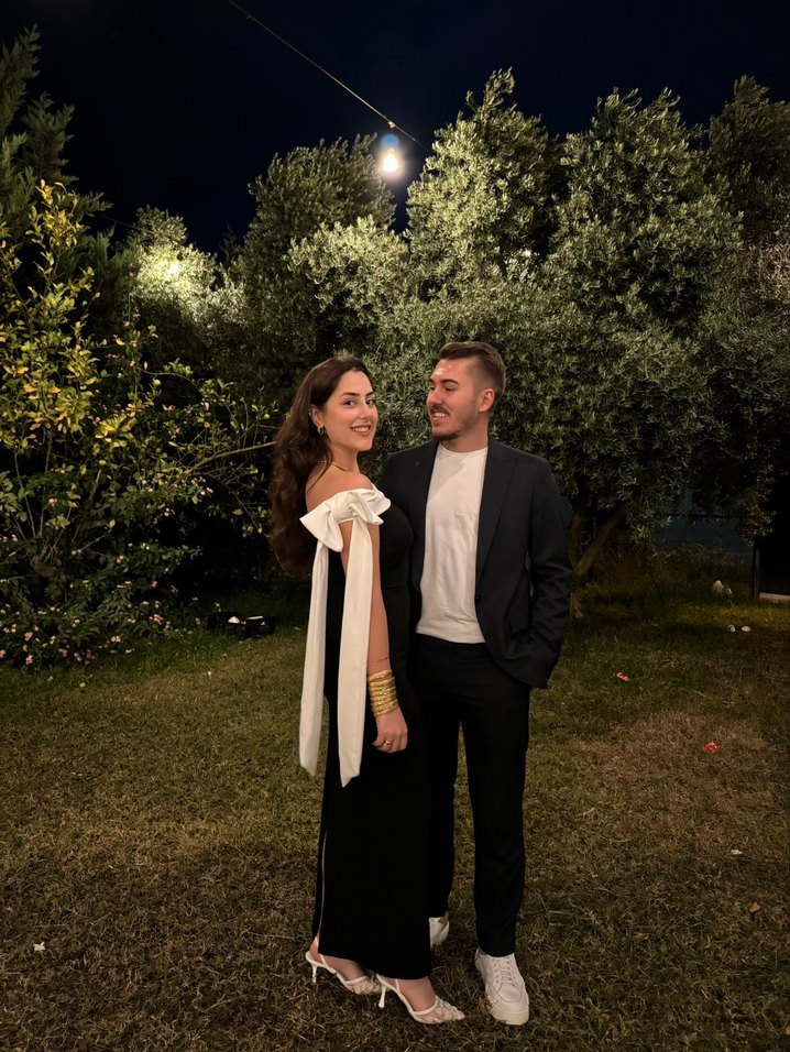 Fiyonklu Siyah Midi Abiye Elbise - Görsel 3