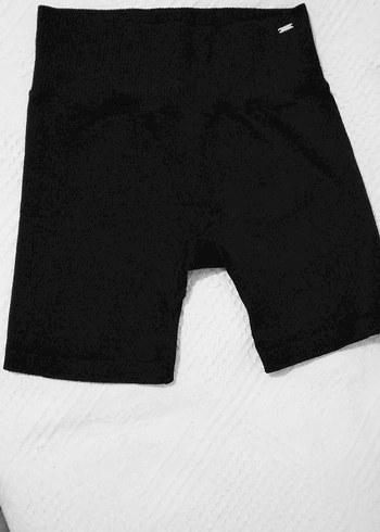 Siyah Mini Spor Tayt