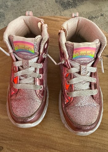 Kız Çocuk Renkli Simli Bağcıklı Spor Ayakkabı - Görsel 4