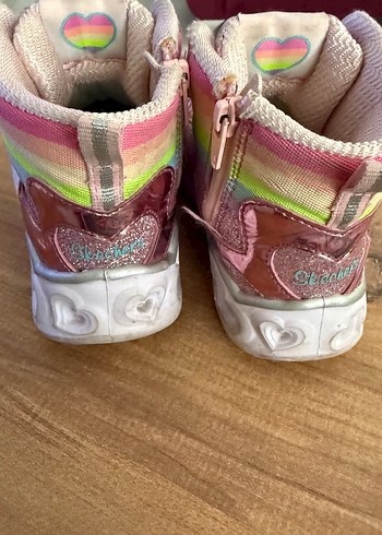 Kız Çocuk Renkli Simli Bağcıklı Spor Ayakkabı - Görsel 2