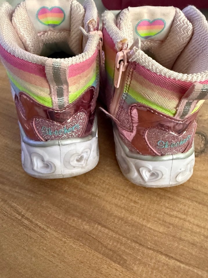 Kız Çocuk Renkli Simli Bağcıklı Spor Ayakkabı - Görsel 2