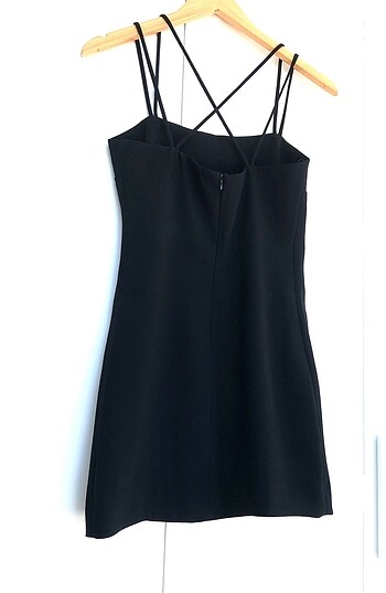 xs Beden Zara siyah mini elbise