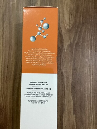  Beden Renk Licape güneş kremi