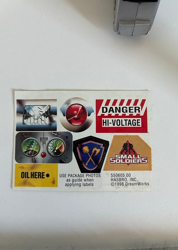  Beden Renk Small Soldiers Küçük Askerler Power Drill Cycle ve Scratch it