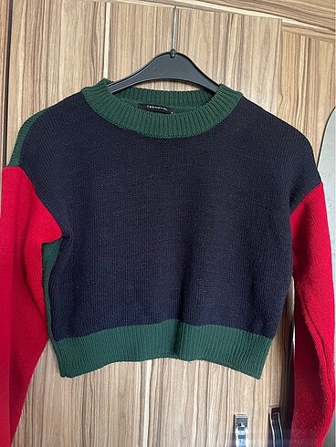 Örme crop kazak