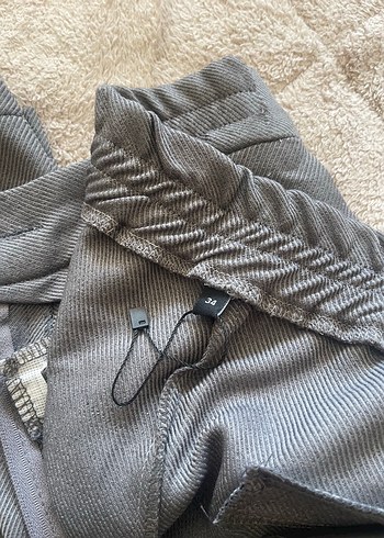 Zara Gri Kadın Kumaş Pantolon
