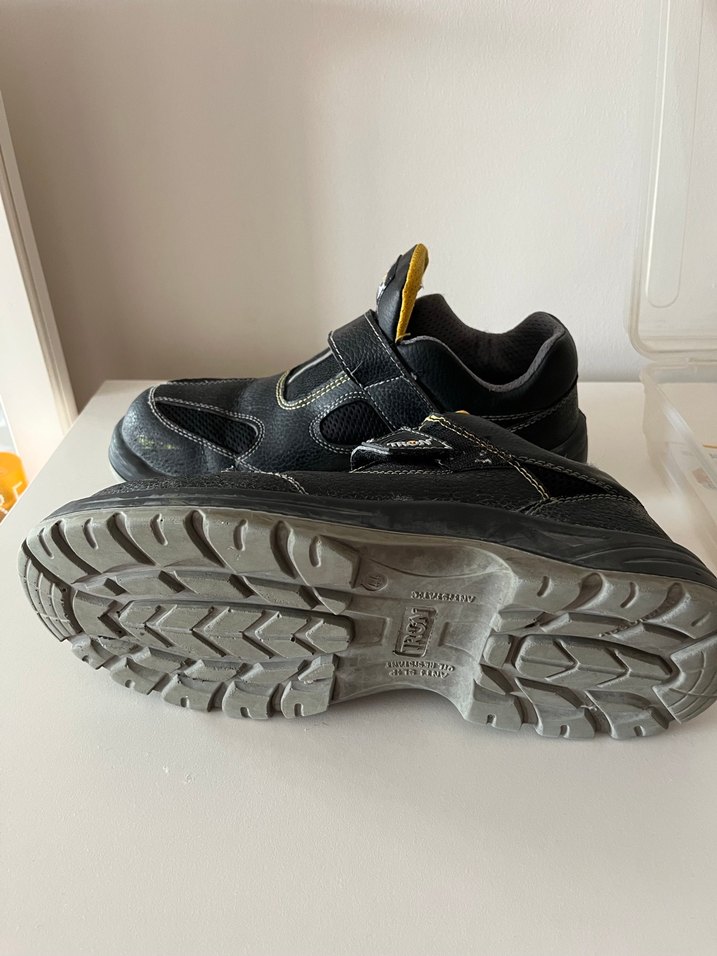 Siyah Erkek Spor Ayakkabı Velcro Bantlı - Görsel 3