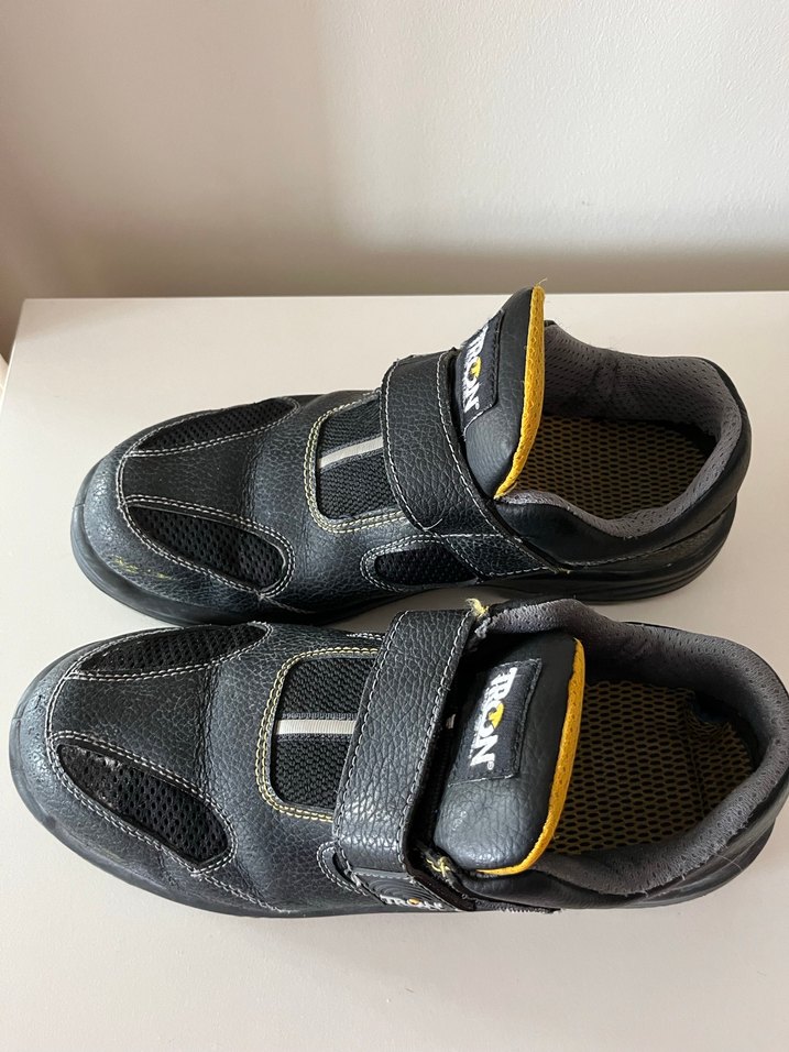 Siyah Erkek Spor Ayakkabı Velcro Bantlı - Görsel 2