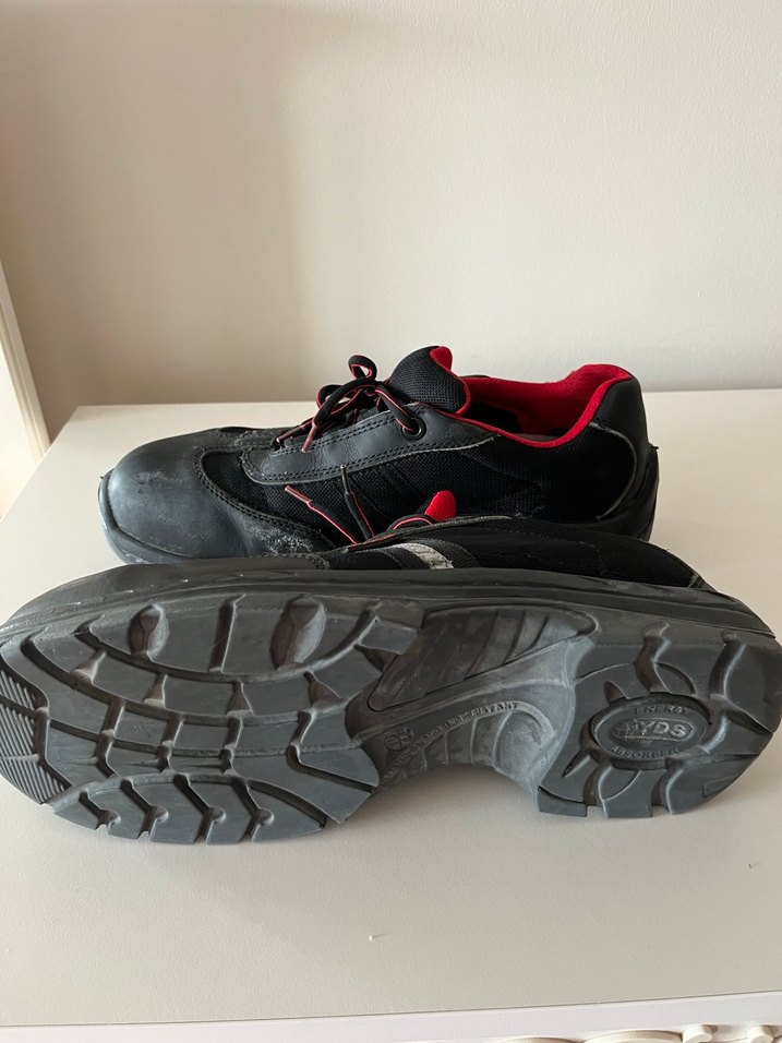 Siyah Erkek Spor Ayakkabı Velcro Detaylı - Görsel 3