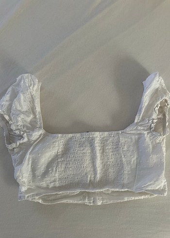 xl Beden Beyaz crop büstiyer