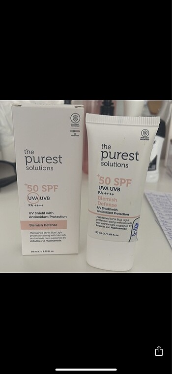 The purest solutions güneş kremi