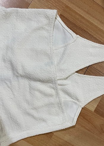 xs Beden TrendyolMilla Beyaz Düğme Detaylı Yelek