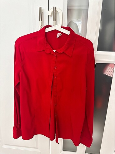 Defacto 3XL Kırmızı/Bordo Gömlek