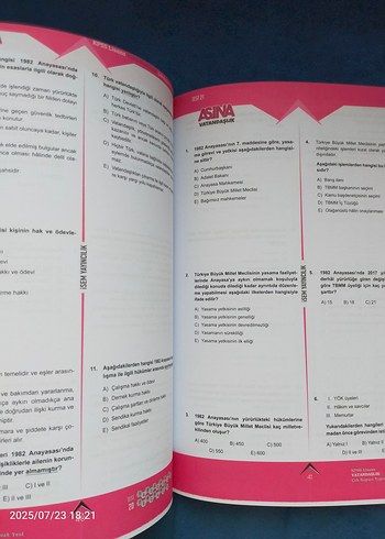 Beden 2023 KPSS Aşina Yaprak Test Seti