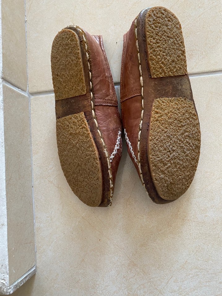 Kahverengi Parlak Deri Espadril - Görsel 5