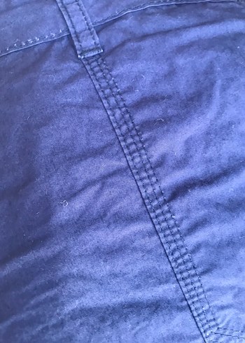 Düğmeli Mor Midi Şortu - Görsel 6