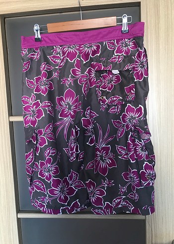 Mor Desenli Erkek Midi Şort - Görsel 2