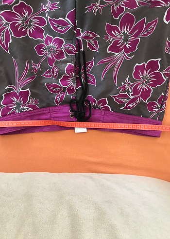 Mor Desenli Erkek Midi Şort - Görsel 5