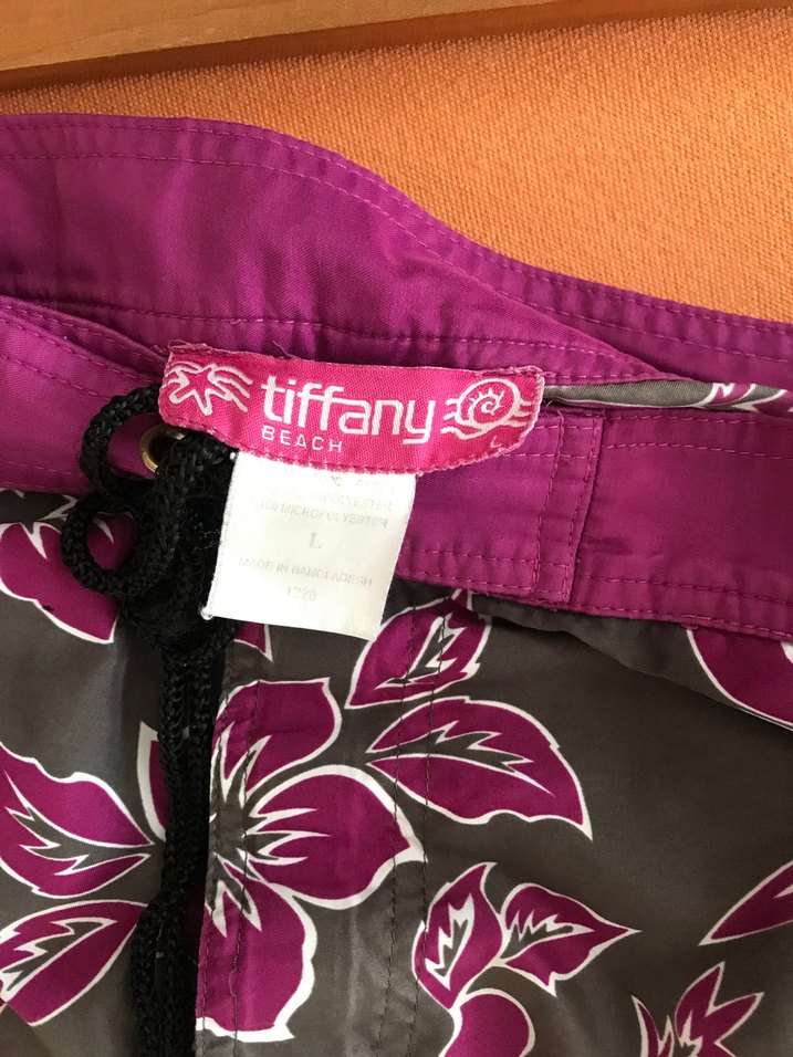 Mor Desenli Erkek Midi Şort - Görsel 4