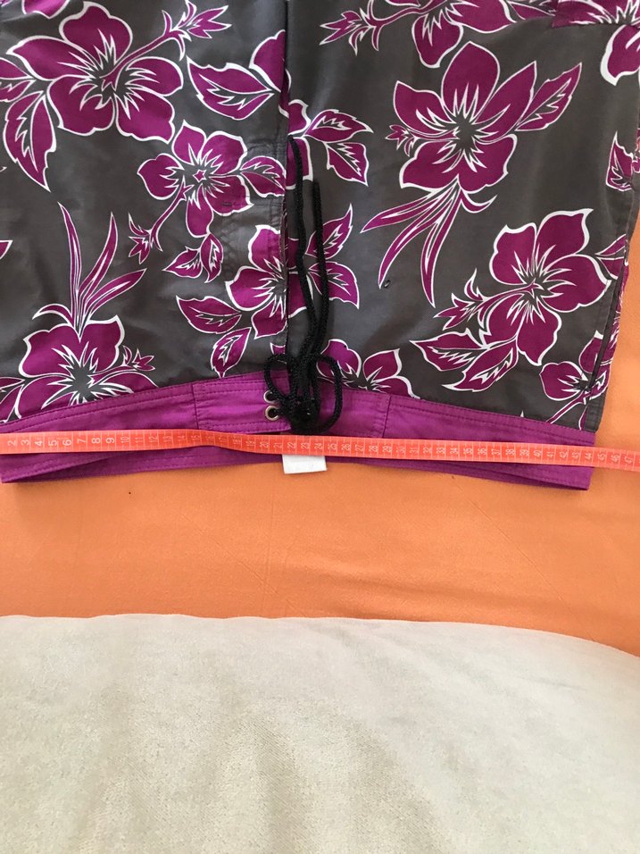 Mor Desenli Erkek Midi Şort - Görsel 5