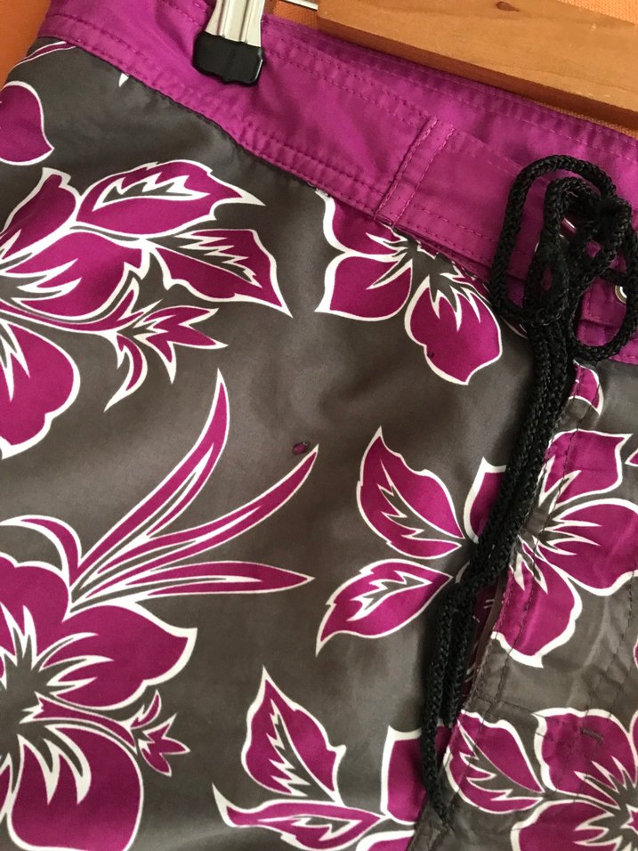 Mor Desenli Erkek Midi Şort - Görsel 3