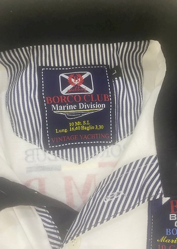 Düğmeli Uzun Kollu Beyaz Polo Tişört - Görsel 4