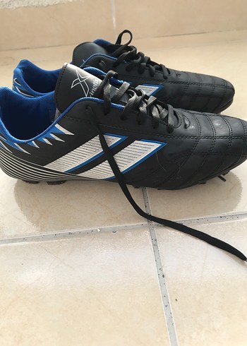 43 Beden siyah Renk Siyah Erkek Futbol Ayakkabısı Velcro Detaylı