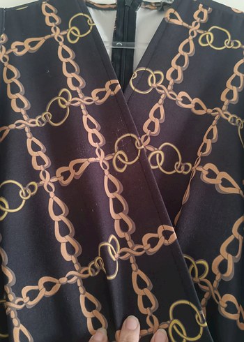 Zincir Detaylı Siyah Kadın Tulum - Görsel 3