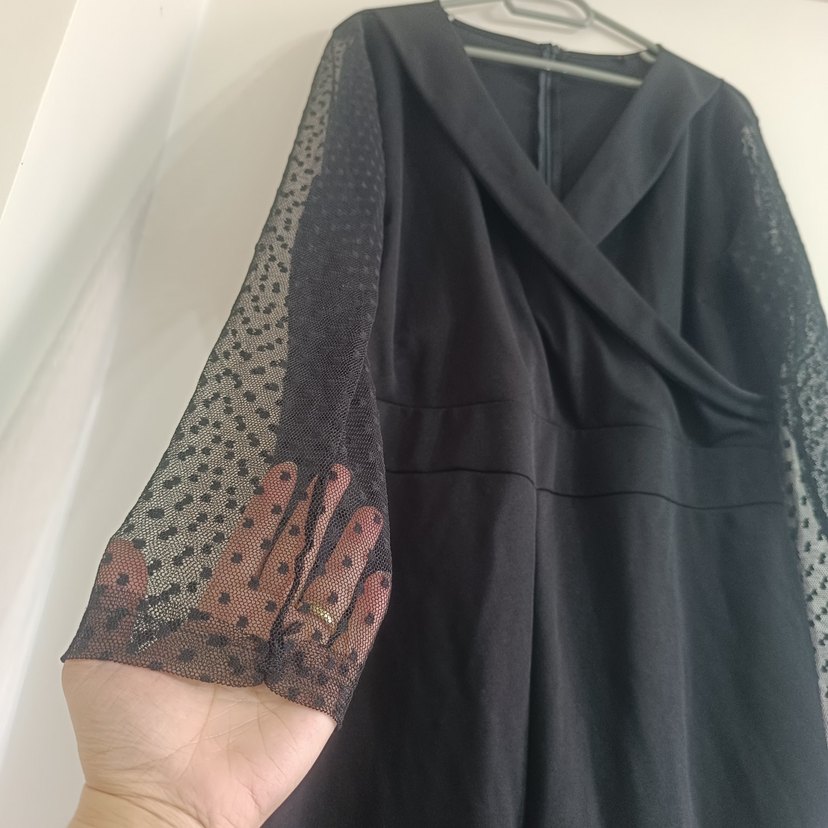 Siyah Uzun Kollu Gotik Tulum - Görsel 3