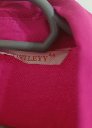 Pembe Keten Uzun Kollu Gömlek - Görsel 3