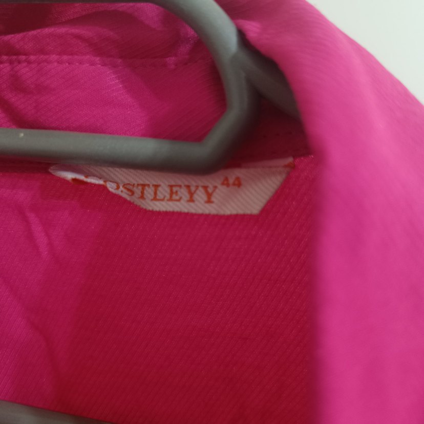 Pembe Keten Uzun Kollu Gömlek - Görsel 3