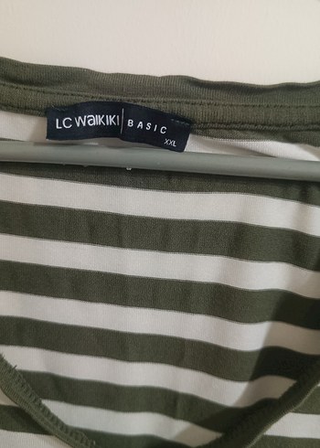 Çizgili Kadın Salaş Midi Tunik - Görsel 4