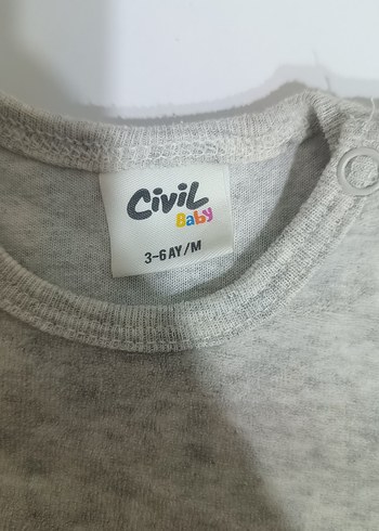 Gri Kız Çocuk Triko Elbise - Görsel 3