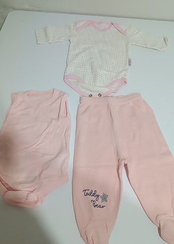 Pembe Bebek Kız 3'lü Takım - Görsel 2