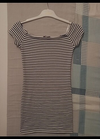 s Beden mavi Renk bershka elbise